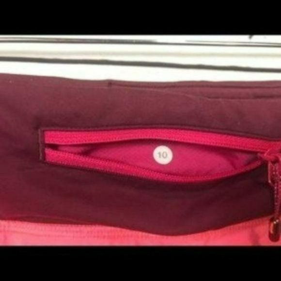 Lululemon Speed Shorts Flash Light Pink and Purple, Size 10 - Picture 3 of 4